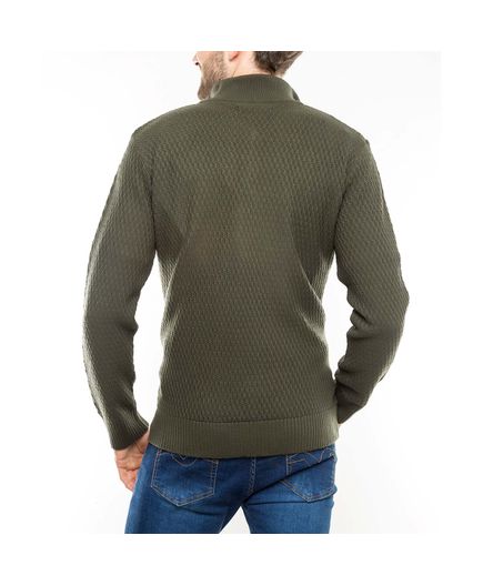 Sweater-Cairo-con-Cuello-Cremallera-Verde-Talla-XL