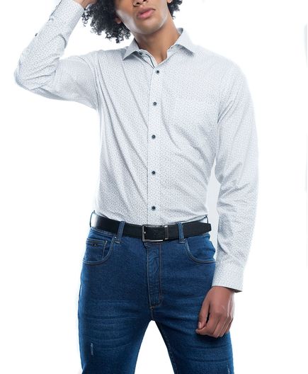 Camisa-Casual-Estampado-Cube